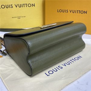 Louis Vuitton Twist MM Kaki / Quartz White