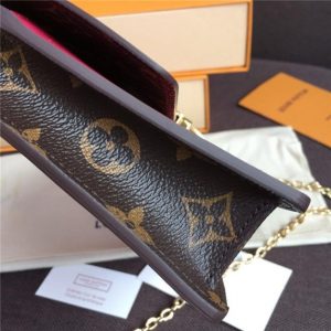 Louis Vuitton Cherrywood Chain Wallet Patent Leather (Varied Colors)