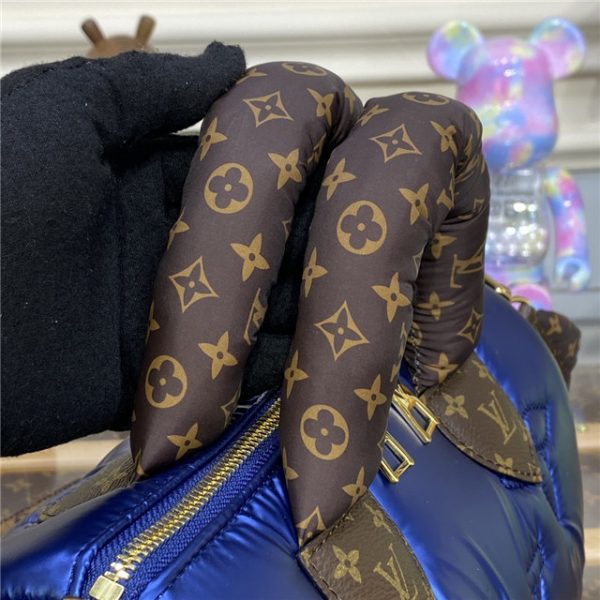 Louis Vuitton Pillow Monogram Speedy Bandouliere 25 Bag Navy Blue