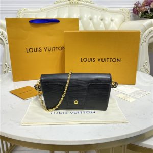 Louis Vuitton Padlock On Strap Replica Epi Leather Black