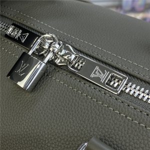 Louis Vuitton Aerogram Leather Keepall Bandouliere 50 Khaki