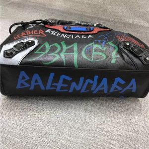 Balenciaga Classic Small City Graffiti Bag (Varied Colors)