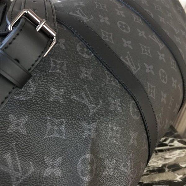 Louis Vuitton Keepall Bandouliere 50 Monogram Eclipse Replica Canvas