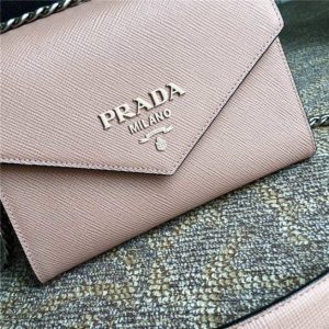 Prada Monochrome Saffiano Replica Leather Bag (Varied Colors)