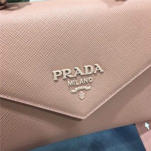 Prada Monochrome Saffiano Leather Bag Replica (Varied Colors)