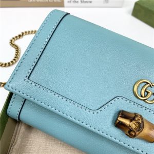 Gucci Diana Chain Wallet With Bamboo (Varied Colors)