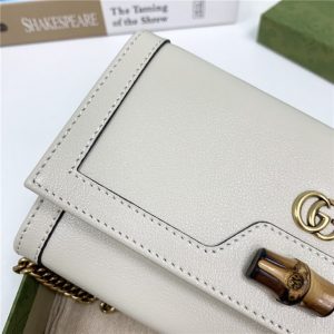 Gucci Diana Chain Wallet With Bamboo (Varied Colors)