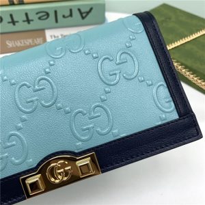 Gucci GG Wallet With Chain (Varied Colors)