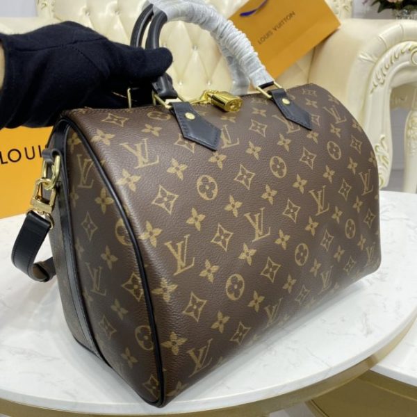 Louis Vuitton Speedy Bandouliere 30 Monogram Black M41112