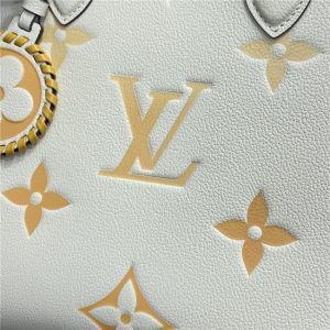 Louis Vuitton Onthego MM Cream / Saffron