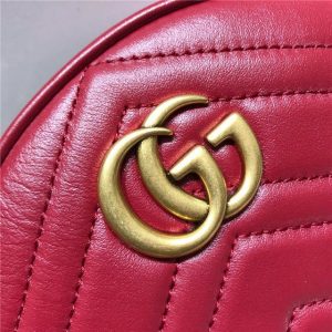 GG Marmont Mini Round Shoulder Replica Bag (Varied Colors)