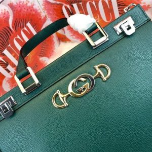 Gucci Zumi grainy leather medium top handle bag (Varied Colors)