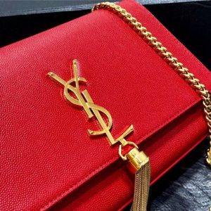 YSL Kate Medium With Tassel in Grain De Poudre Embossed Leather (Varied Colors)