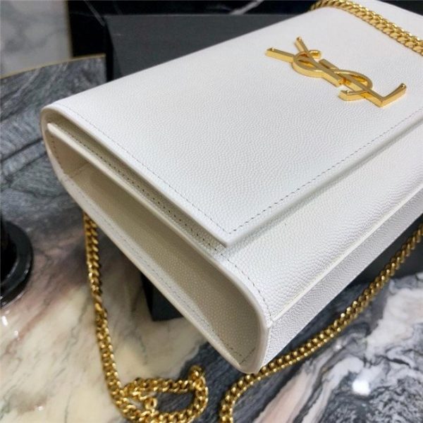 YSL Kate Medium in Grain De Poudre Embossed Leather (Varied Colors)