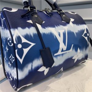 LV Escale Replica Speedy Bandouliere 30 Bleu Bags