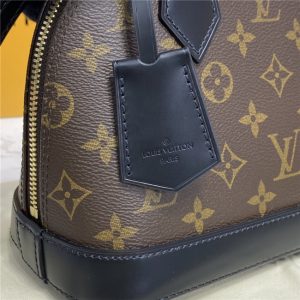 Louis Vuitton Alma Monogram Canvas BB Black