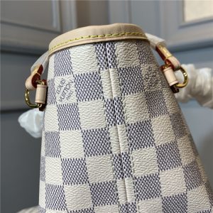 Louis Vuitton Neverfull PM Replica Damier Azur Canvas Rose Ballerine