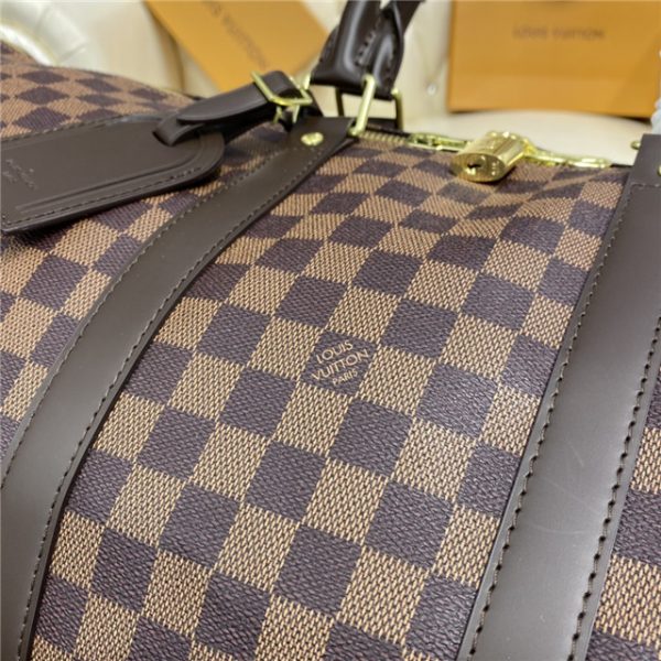 Louis Vuitton Keepall Bandouliere 55 Damier Canvas