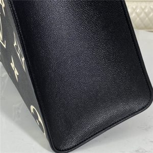 Louis Vuitton OnTheGo MM Monogram Empreinte Leather Black Replica