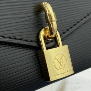 Louis Vuitton Padlock On Strap Replica Epi Leather Black