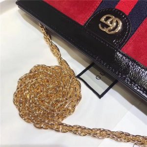 Gucci Ophidia GG Suede Small Shoulder Bag