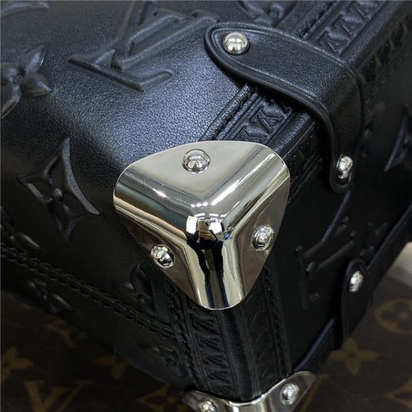 Louis Vuitton Side Trunk Black Leather