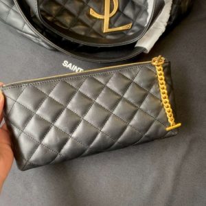 YSL Icare Maxi Shopping Replica Bag In Quilted Lambskin