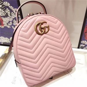 Gucci GG Marmont Quilted Leather Replica Backpack (Varied Colors)