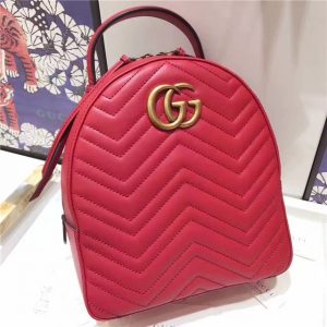 Gucci GG Marmont Quilted Leather Replica Backpack (Varied Colors)