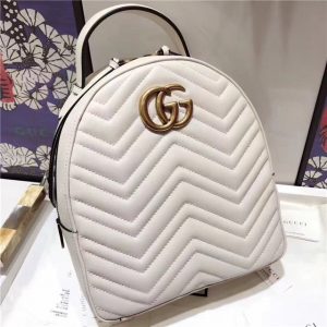 Gucci GG Marmont Quilted Leather Replica Backpack (Varied Colors)