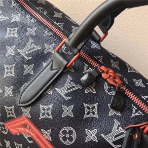 Louis Vuitton Keepall Bandouliere 50 Monogram Upside Down Canvas