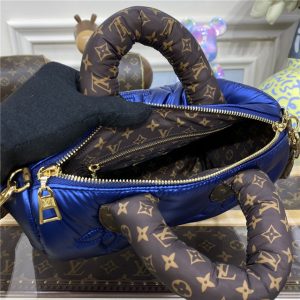 Louis Vuitton Pillow Monogram Speedy Bandouliere 25 Bag Navy Blue