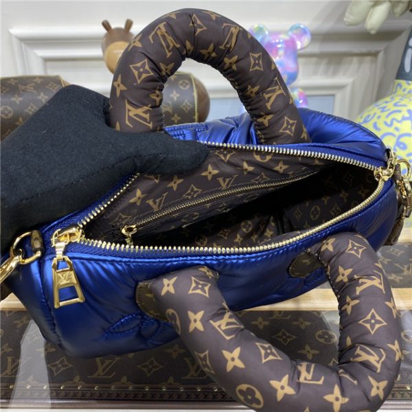 Louis Vuitton Pillow Monogram Speedy Bandouliere 25 Bag Navy Blue