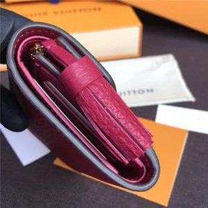 Louis Vuitton Croisette Compact Wallet Damier Ebene Lie De Vin