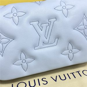Louis Vuitton Wallet on Strap Bubblegram Blue Glacier