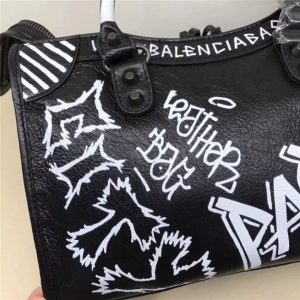 Balenciaga Classic Small City Graffiti Bag (Varied Colors)