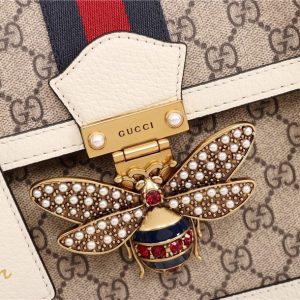 Gucci Queen Margaret GG Small Top Handle Bag GG Supreme Canvas (Varied Colors)