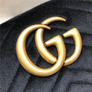 Gucci GG Marmont Matelasse Medium Shoulder Velvet Replica Bag (Varied Colors)