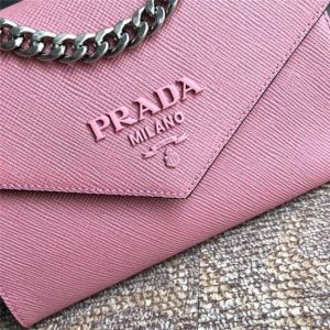 Prada Monochrome Saffiano Replica Leather Bag (Varied Colors)