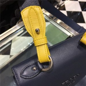 Prada Monochrome Saffiano Leather Bag Replica (Varied Colors)