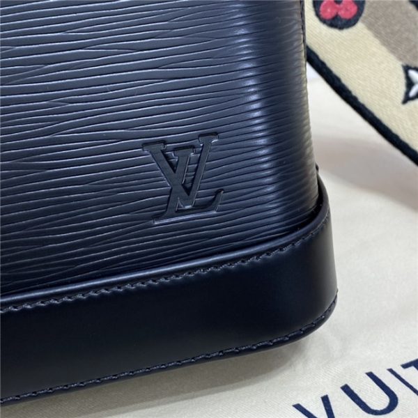 Louis Vuitton Alma BB Epi Leather Black