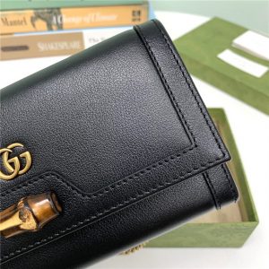 Gucci Diana Chain Wallet With Bamboo (Varied Colors)