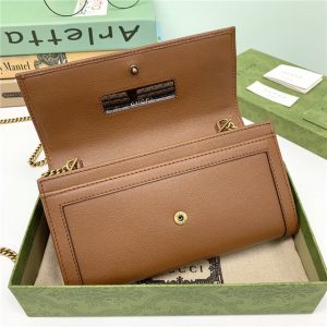 Gucci Diana Chain Wallet With Bamboo (Varied Colors)