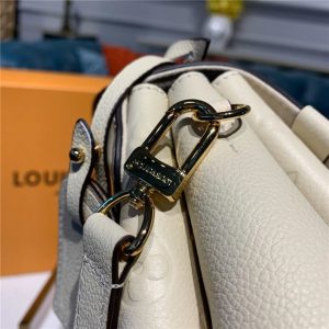 Louis Vuitton Georges BB Monogram Empreinte Leather Creme