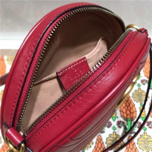 GG Marmont Mini Round Shoulder Replica Bag (Varied Colors)