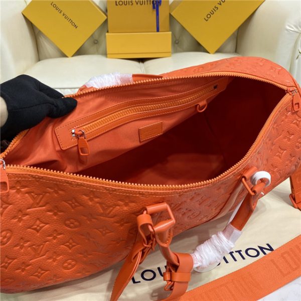 Louis Vuitton Keepall Bandouliere Replica 50 Orange