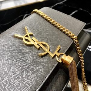 YSL Kate Small With Tassel in Grain De Poudre Embossed Leather (Varied Colors)