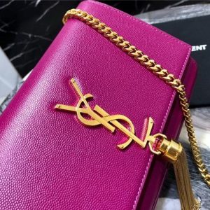 YSL Kate Small With Tassel in Grain De Poudre Embossed Leather (Varied Colors)