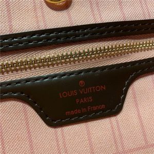 Louis Vuitton Damier Fake Neverfull MM Rose Ballerine