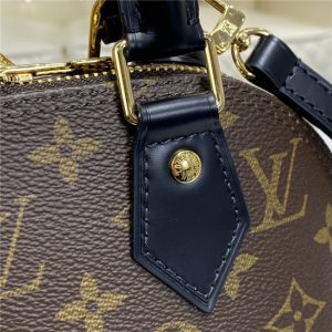 Louis Vuitton Alma Monogram Canvas BB Black